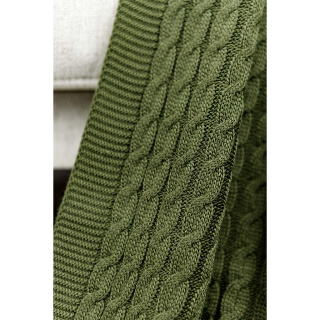 Плед Прованс Happy Fall Kosa Оливковий 130х170 см (4823093446908) - изображение 2