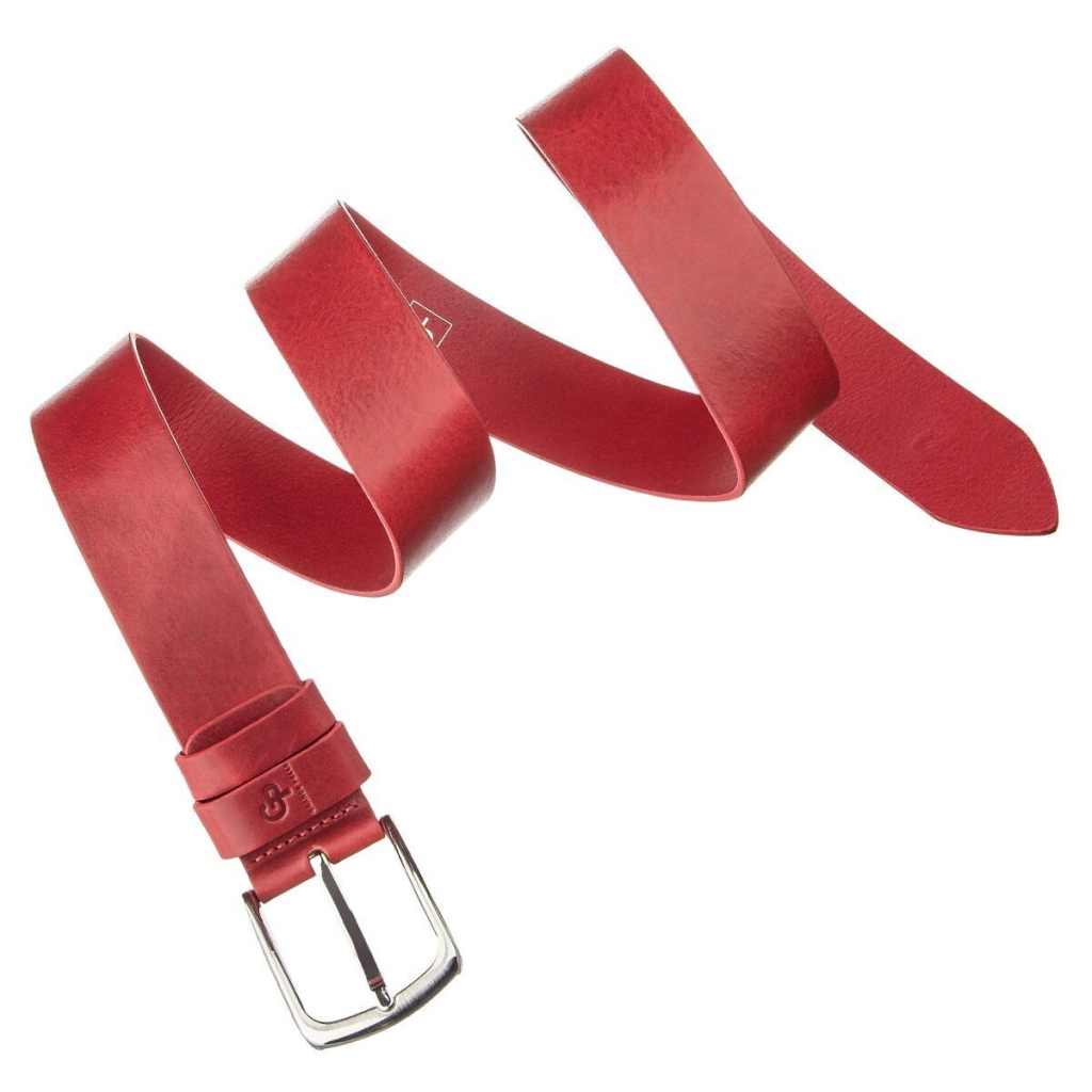 Ремінь Grande Pelle Жіночий шкіряний Червоний (11262) - зображення 9