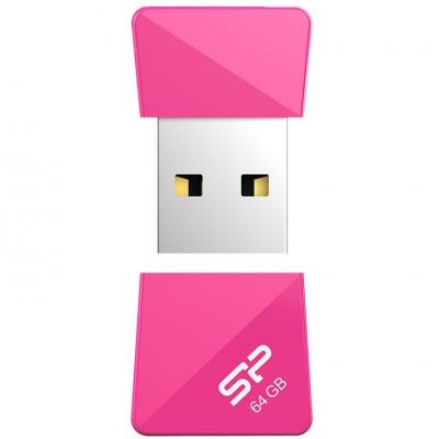 USB флеш накопичувач Silicon Power 64Gb Touch T08 Peach USB 2.0 (SP064GBUF2T08V1H) - зображення 3