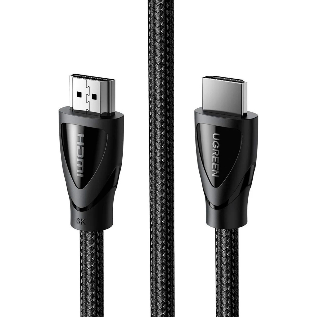 Кабель мультимедійний HDMI M to HDMI M 2.0m braided HD140 black UGREEN (80403) - зображення 2
