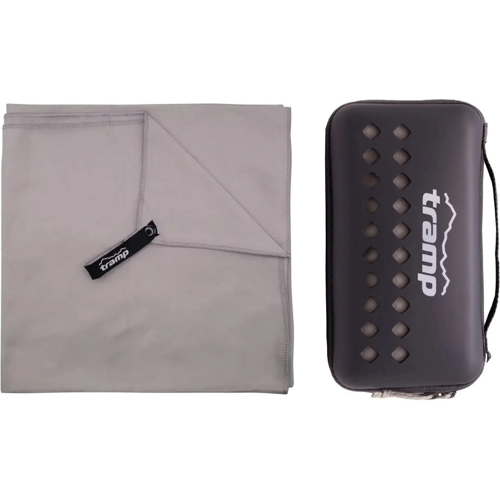 Рушник Tramp з мікрофібри в чохлі Pocket Towel 75х150 XL Grey (UTRA-161-XL-grey) - зображення 1