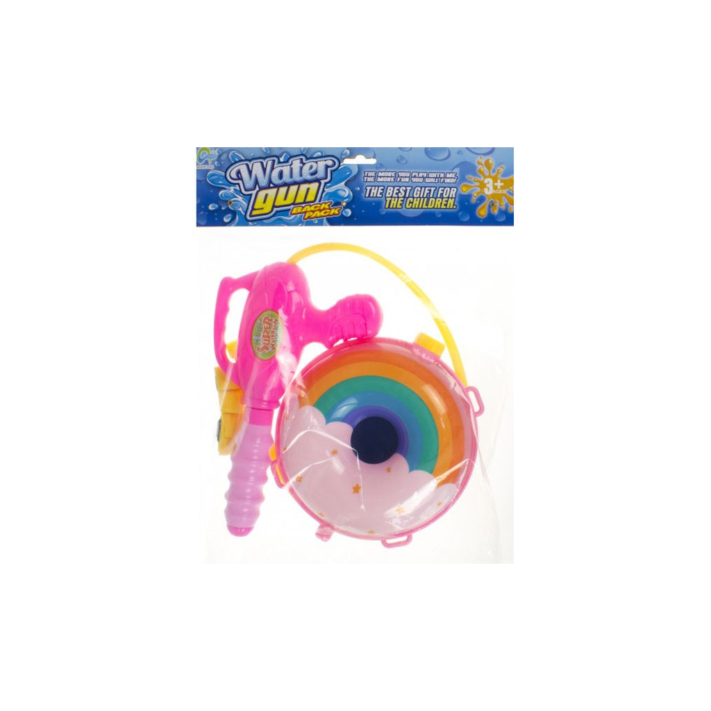 Іграшкова зброя A-Toys Водний пістолет Веселка з рюкзаком у пакеті (928) - зображення 1