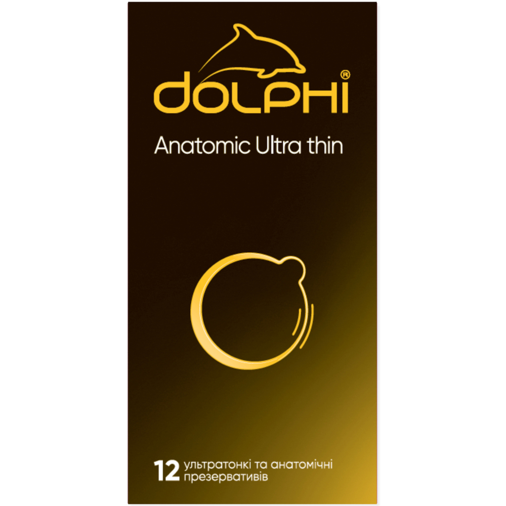 Презервативи Dolphi Anatomic Ultra Thin 12 шт. (4820144770852) - изображение 1