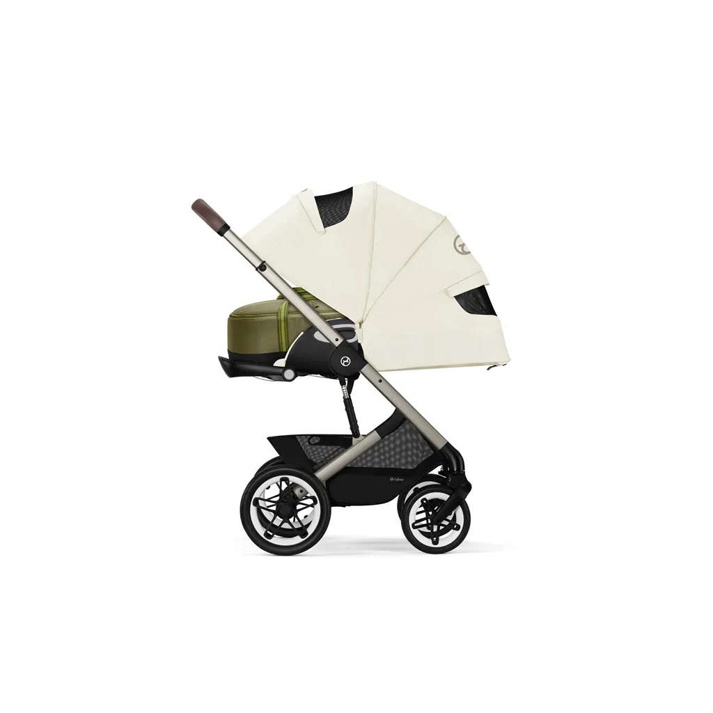 Коляска Cybex Talos S Lux TPE Seashell Beige (з бампером) (522002605) - зображення 6