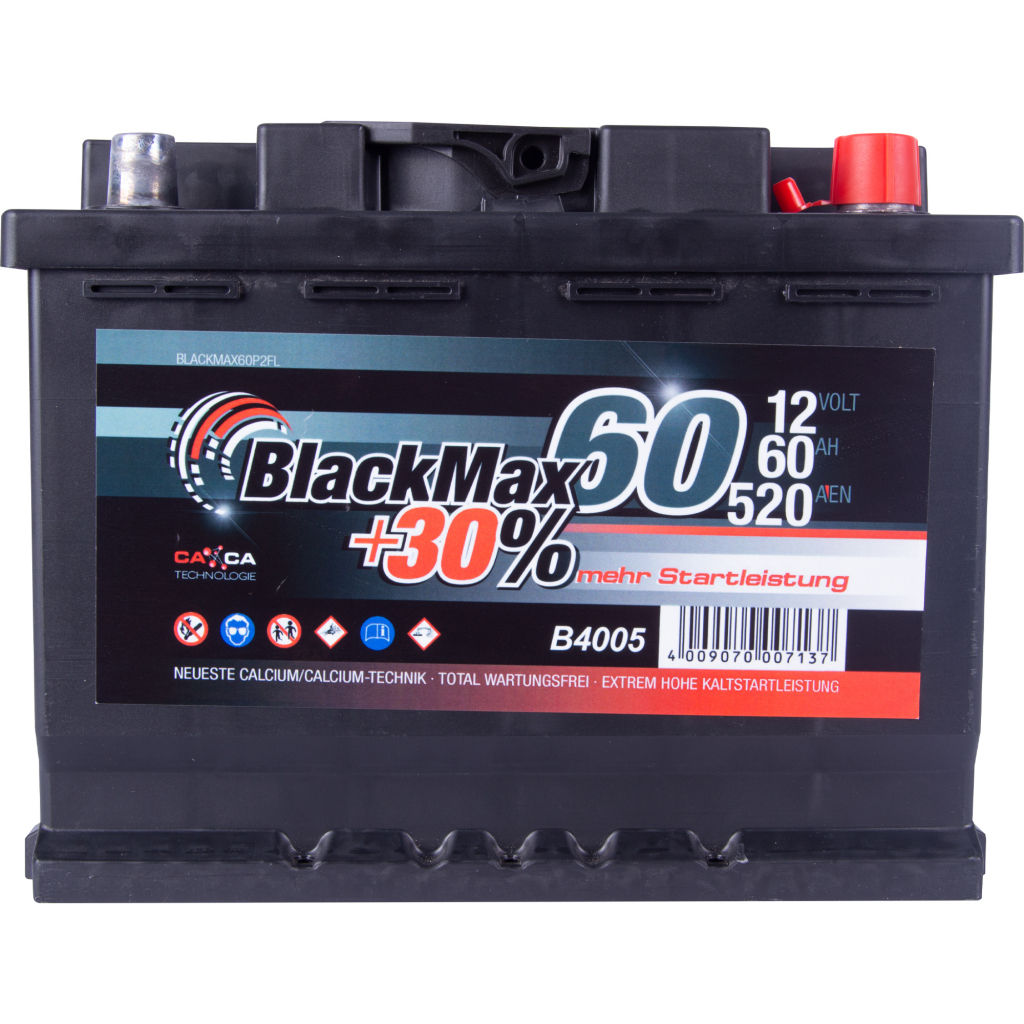 Акумулятор автомобільний BlackMax 60А (B4005) - зображення 2