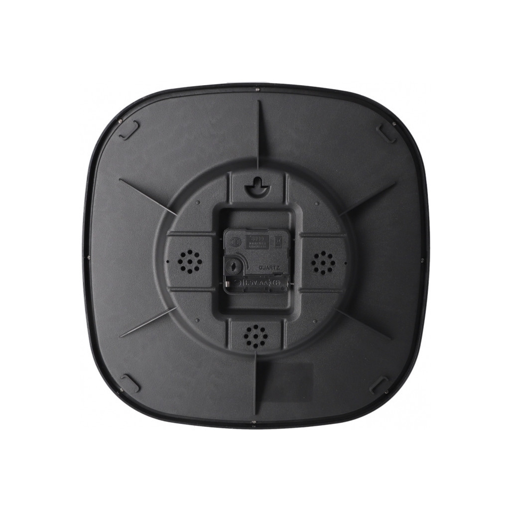 Настінний годинник Optima Style пластиковий, чорний (O52117) - зображення 3