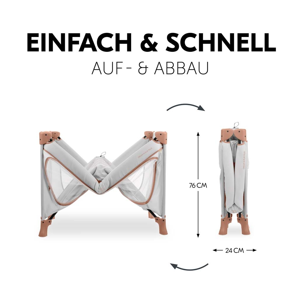 Дитячий манеж Hauck Dream N Play Plus Dusty Cork (60100-6) - зображення 6