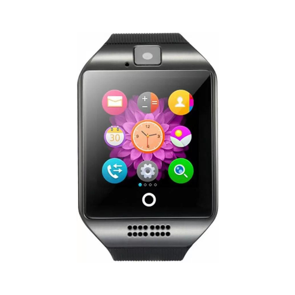 Смарт-годинник UWatch Q18 Black (F_50712) - зображення 2