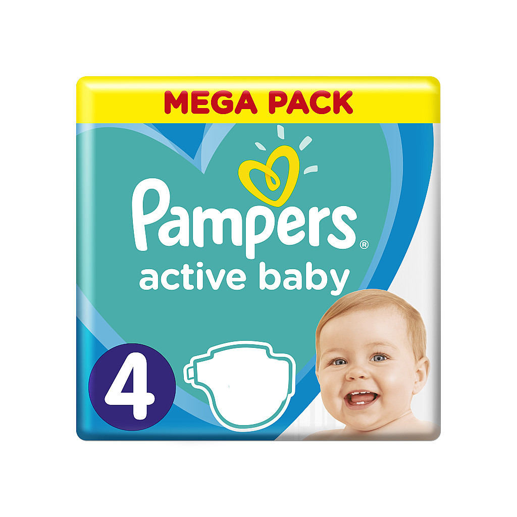Підгузки Pampers Active Baby Junior Розмір 4 (9-14 кг) 50 шт (8006540032923) - зображення 1