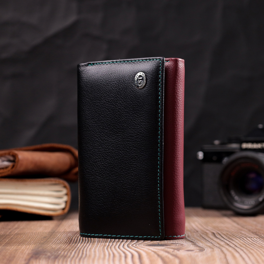 Гаманець ST Leather Шкіряний Різнокольоровий (19444) - зображення 8