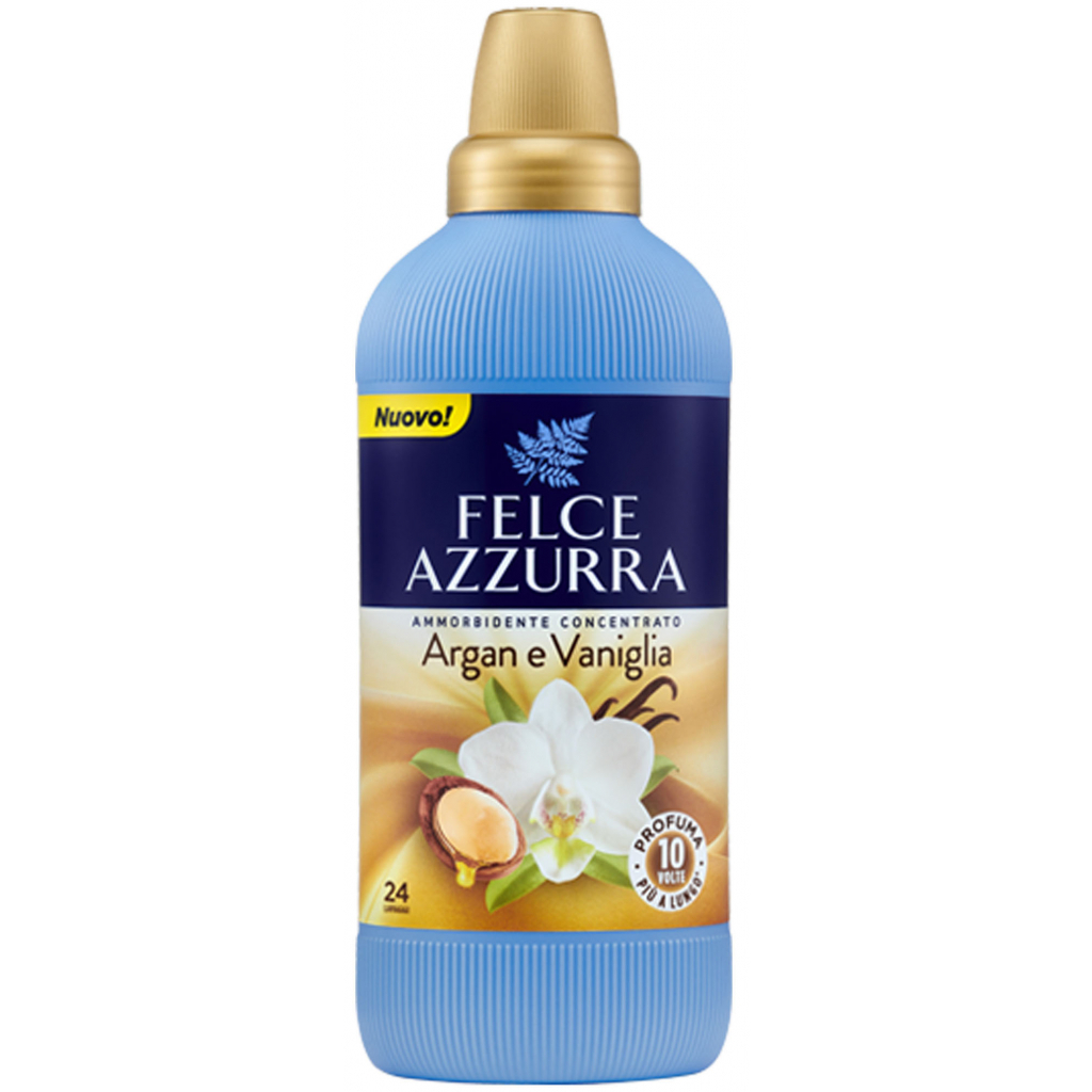 Кондиціонер для білизни Felce Azzurra Argan & Vaniglia концентрований пом'якшувач 600 мл (8001280030871) - зображення 1