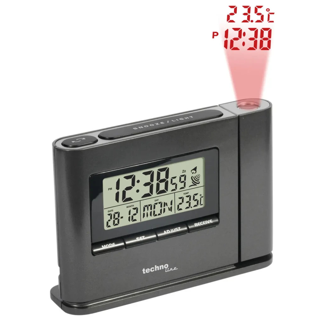 Настільний годинник Technoline WT519 проекційний Anthracite (DAS301811) - зображення 2