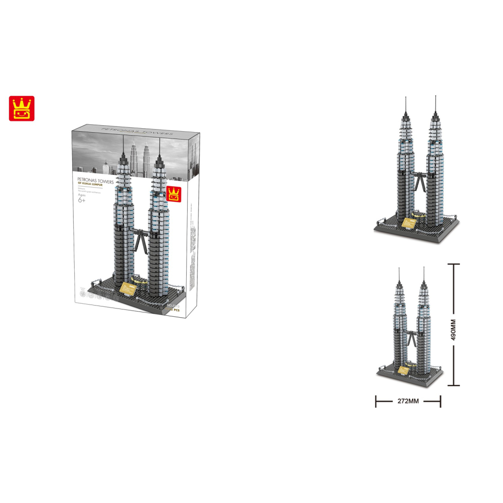 Конструктор Wange Вежі Петронас, Малайзія (WNG-Petronas-Towers) - зображення 5