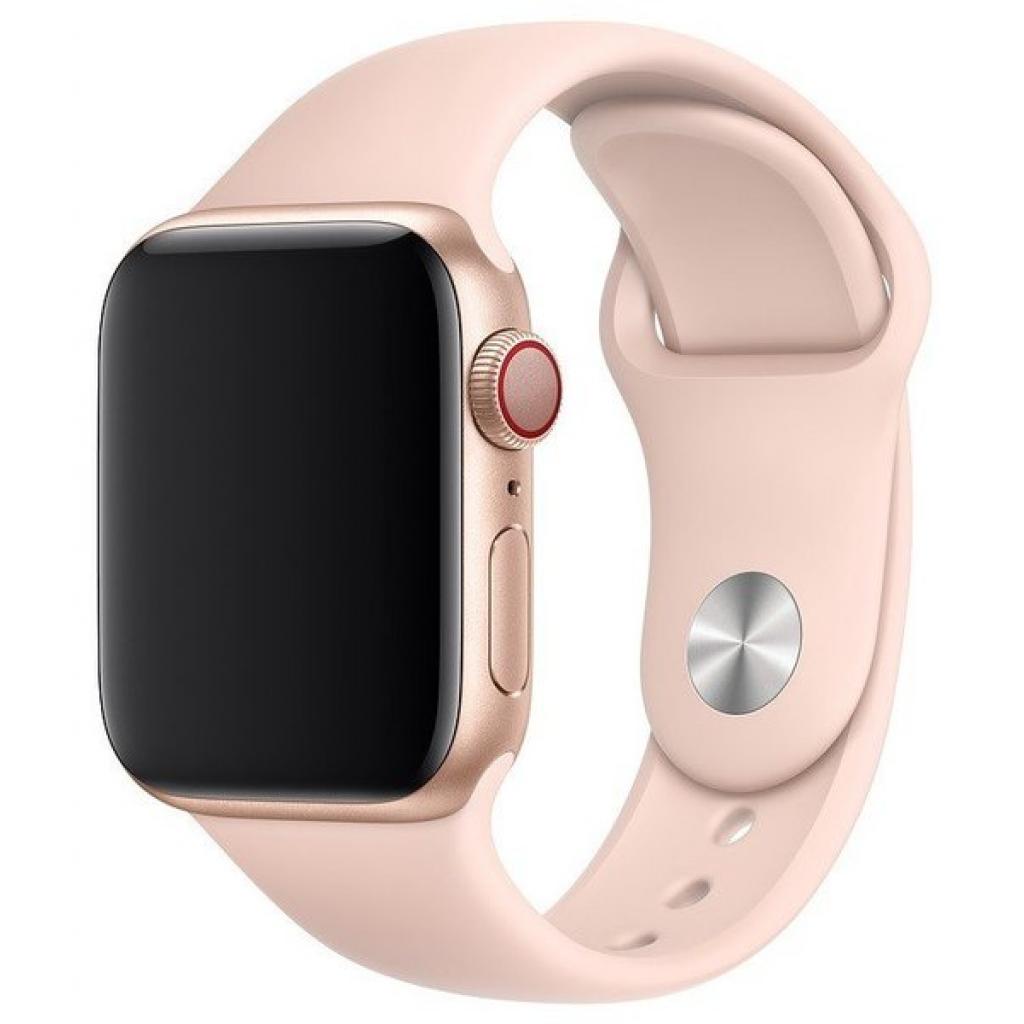 Ремінець до смарт-годинника Apple 40mm Sport Band Pink Sand - S/M & M/L (MTP72ZM/A) - зображення 3