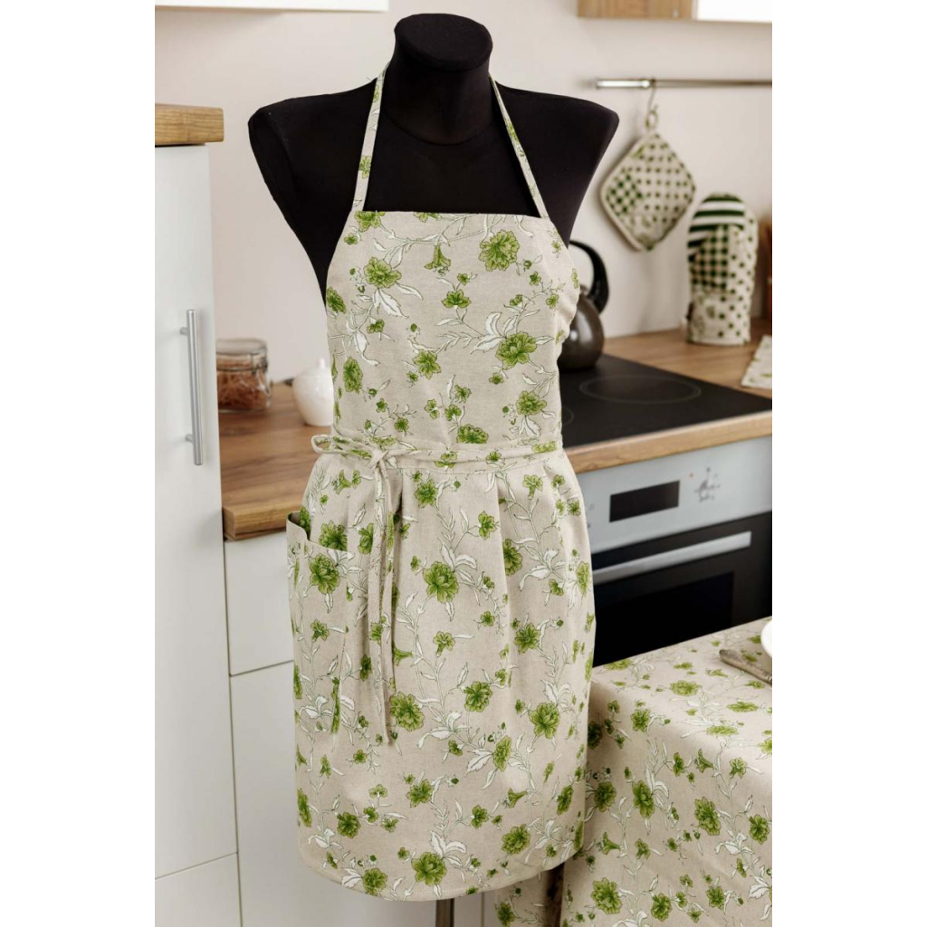 Фартух Прованс Квіти зелений Господиня (031652) - зображення 3