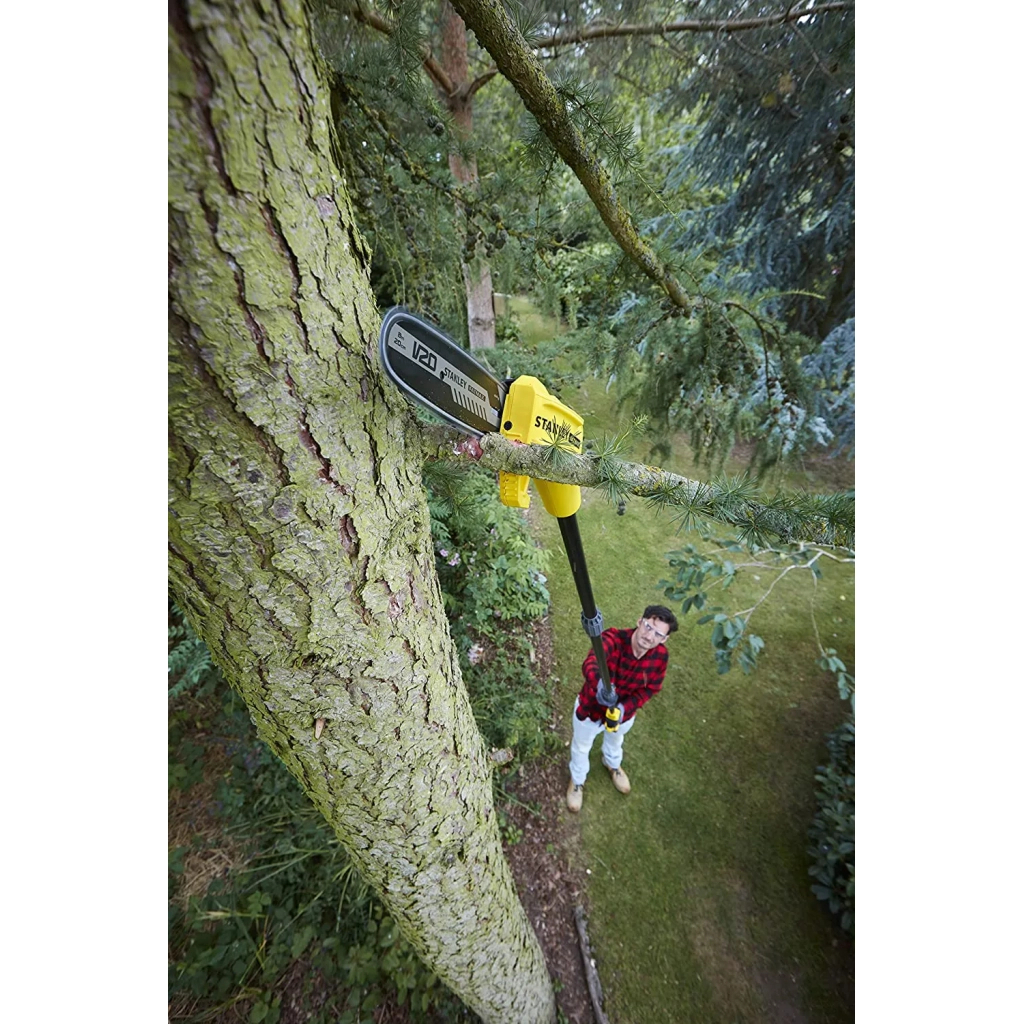 Кущоріз Stanley FatMax, висоторіз, 20V, 4Ah, шина 20 см, ланцюг 3/8 (SFMCPS620M1) - изображение 5