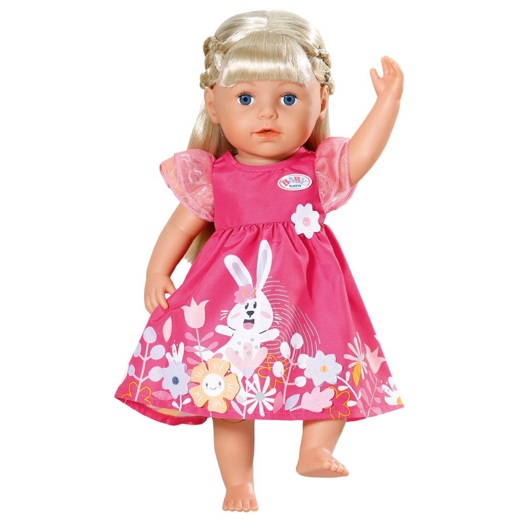 Аксесуар до ляльки Zapf Одяг для ляльки Baby Born Сукня з квітами 43 см (832639) - зображення 3