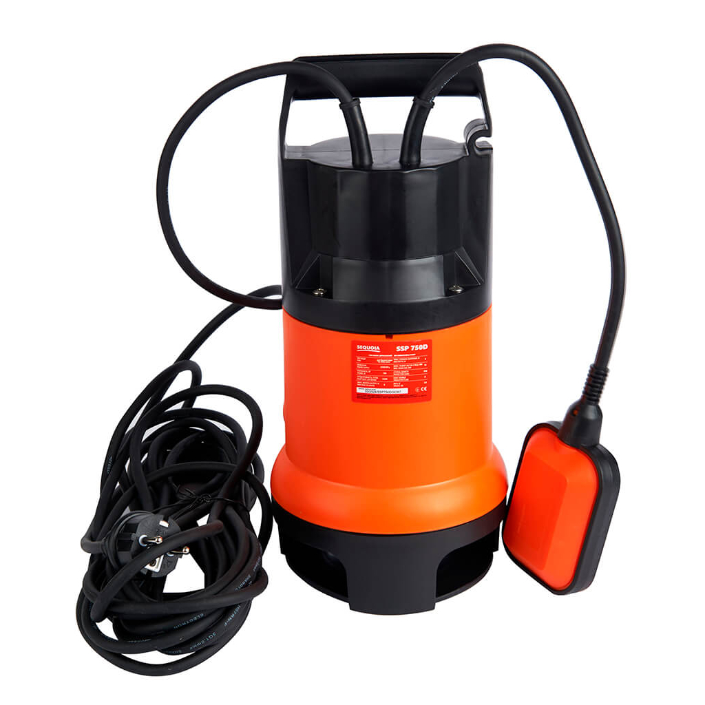 Дренажний насос SEQUOIA 0.75 кВт, для брудної води, 13500 л/год, вага 3.9 кг (SSP750D) - зображення 2
