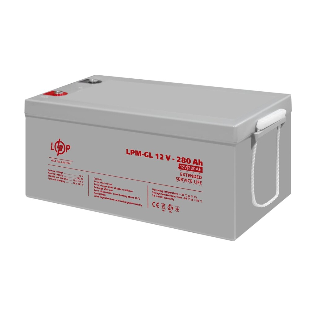 Батарея до ДБЖ LogicPower LPM-GL 12V - 280Ah (13185) - зображення 4