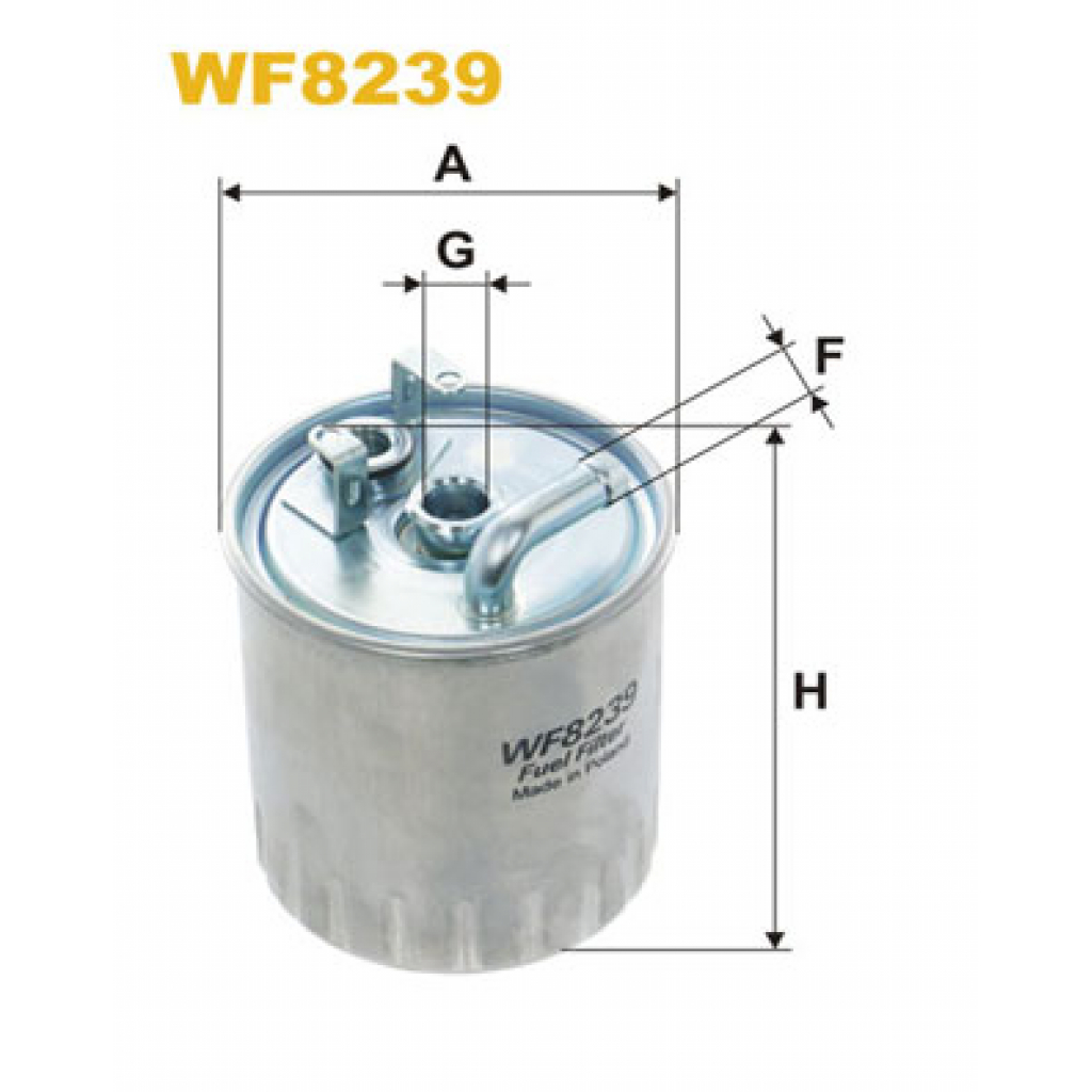 Фільтр паливний Wixfiltron WF8239 - зображення 1