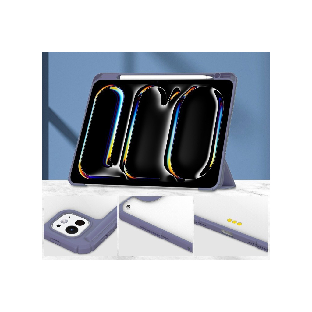 Чохол до планшета BeCover Soft Edge TPU Apple iPad Pro 11" M4 2024 Purple (711716) - зображення 4