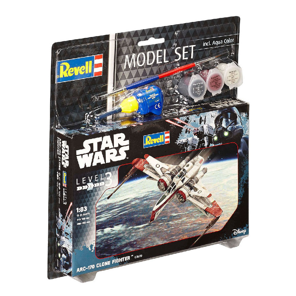 Збірна модель Revell Зоряний винищувач ARC-170 рівень 3, 1:83 (RVL-63608) - зображення 2