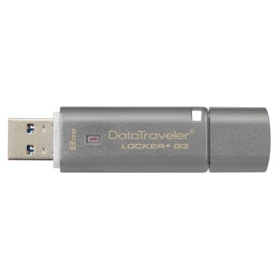 USB флеш накопичувач Kingston 8GB DataTraveler Locker+ G3 USB 3.0 (DTLPG3/8GB) - зображення 2