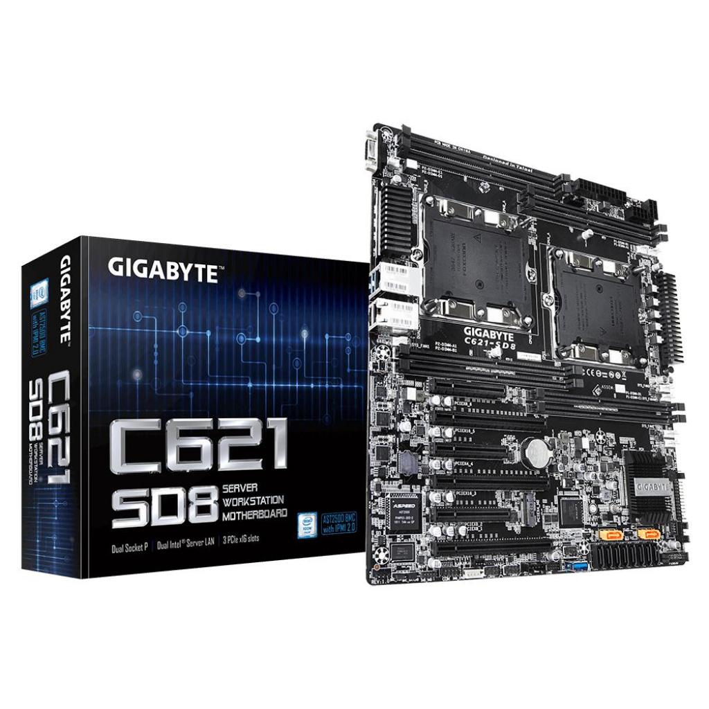 Серверна материнська плата GIGABYTE C621-SD8 - зображення 1