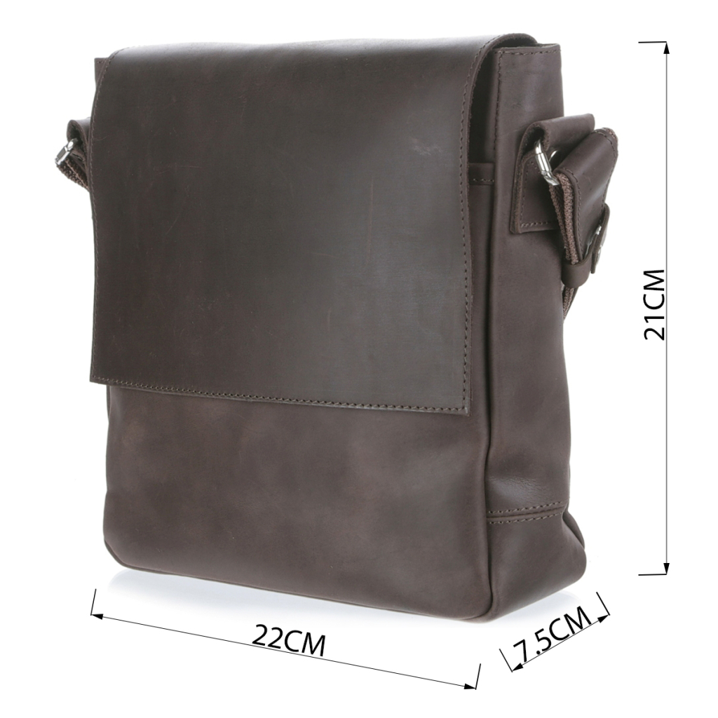 Сумка Shvigel Месенджер Коричнева (00884) - зображення 3