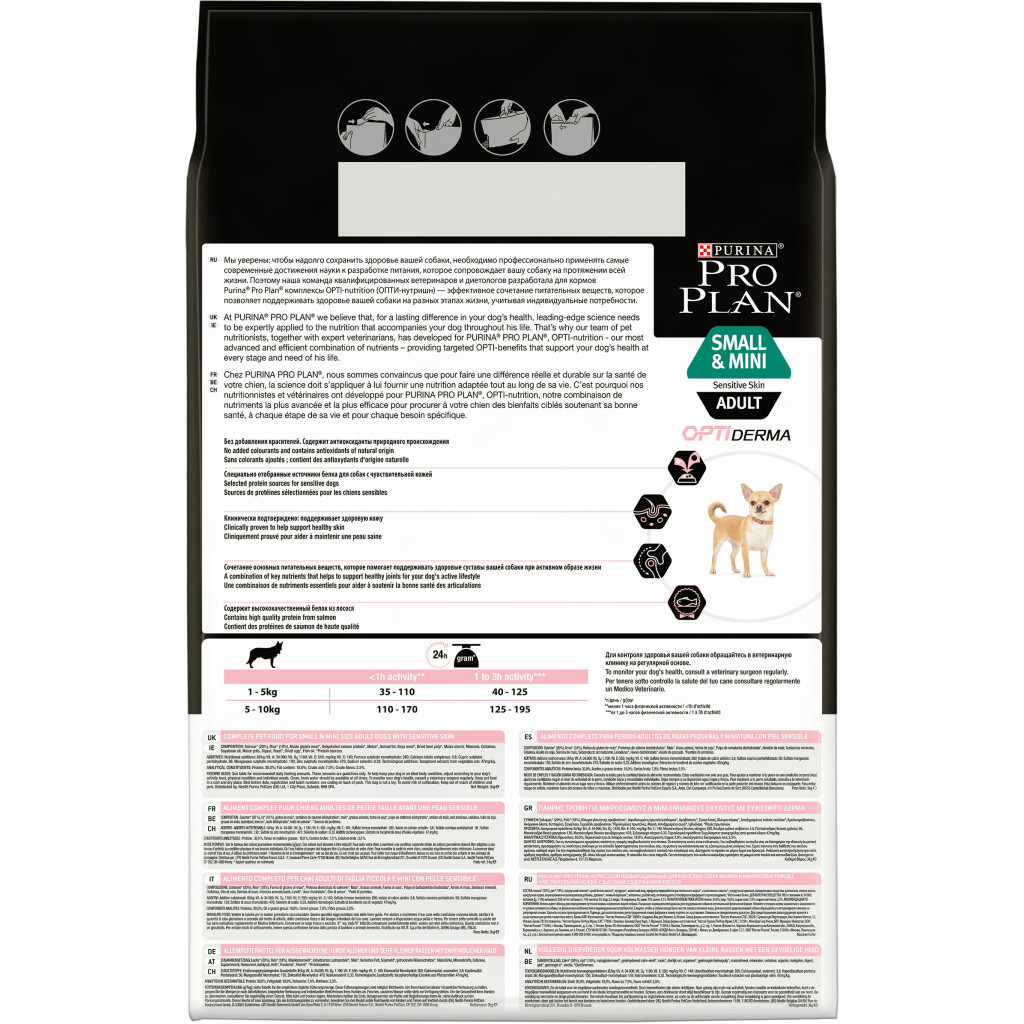Сухий корм для собак Purina Pro Plan Small&Mini Sensitive Skin з лососем 3 кг (7613035114890) - зображення 2