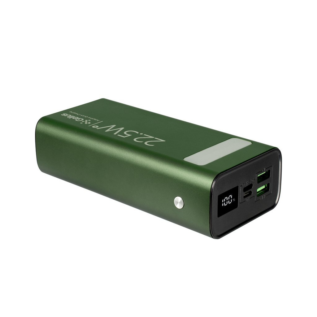Батарея універсальна Gelius Lightstone GP-PB300 30000mAh QC+PD (22.5W) Green (00000090465) - зображення 5