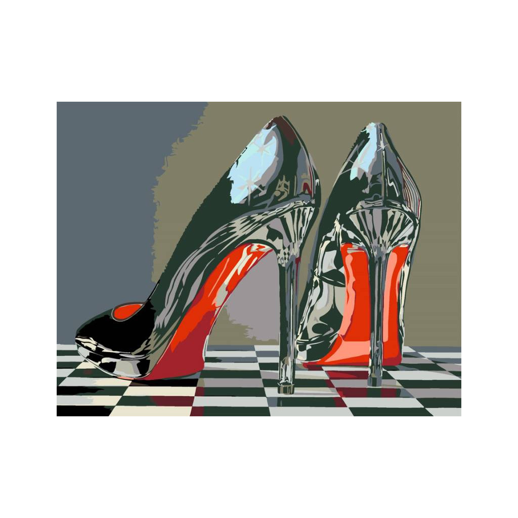 Картина по номерам Rosa Start Туфлі 35х45 см (4823098514299) - зображення 1