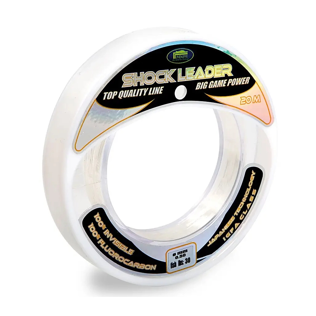 Волосінь Lineaeffe Shock Leader Fluorocarbon 20 м 0.60 мм 40 кг (3200140) - изображение 1