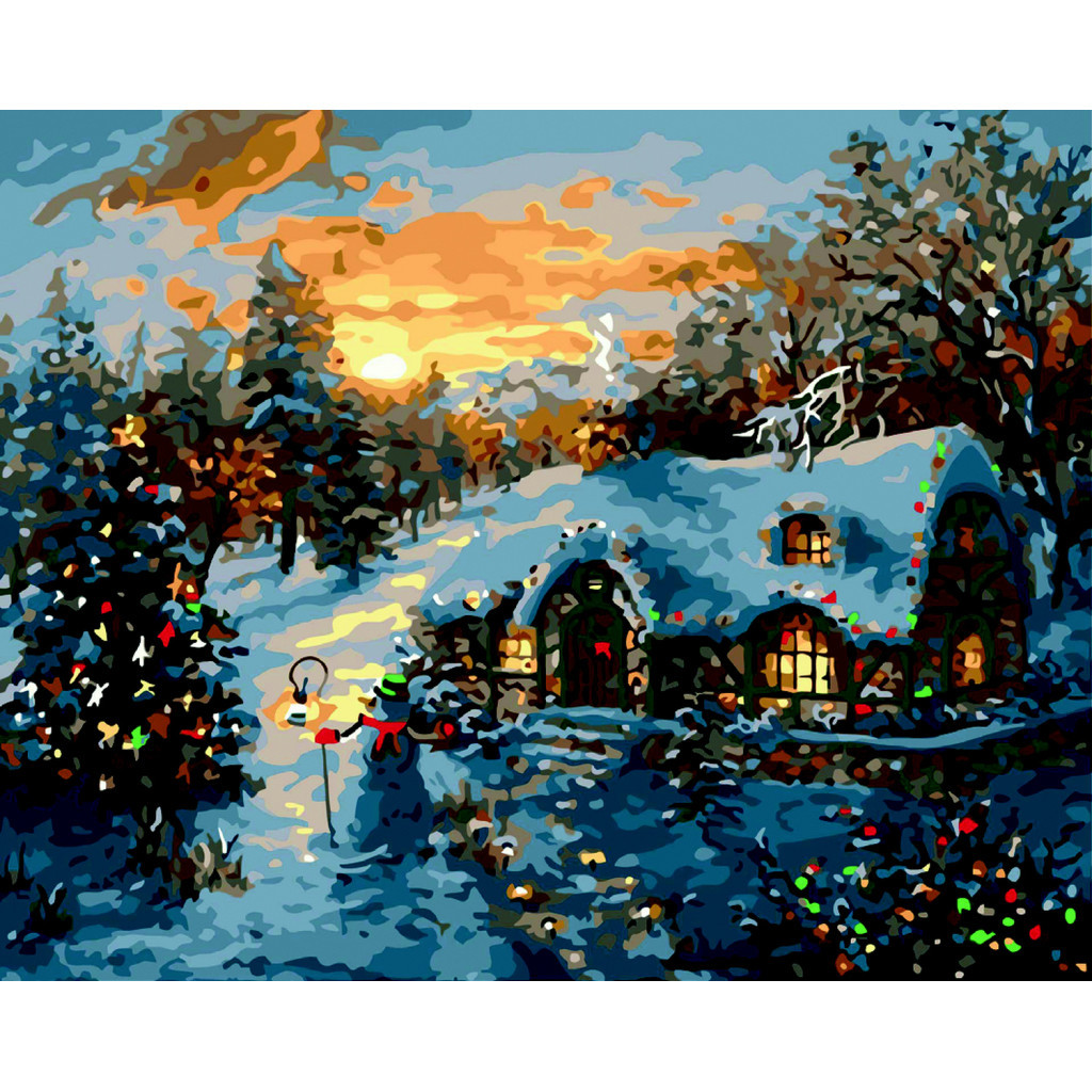 Картина по номерам ZiBi Святковий будинок 40*50 см ART Line (ZB.64119) - зображення 1