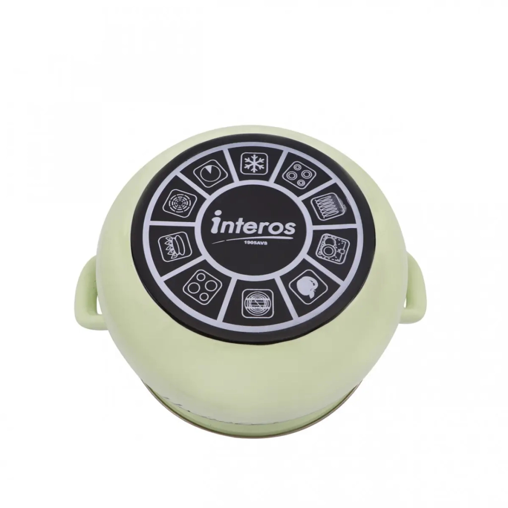 Каструля Interos емаль Бон Апетит 2,1л салатова (ІТ-2234В-16) - зображення 3