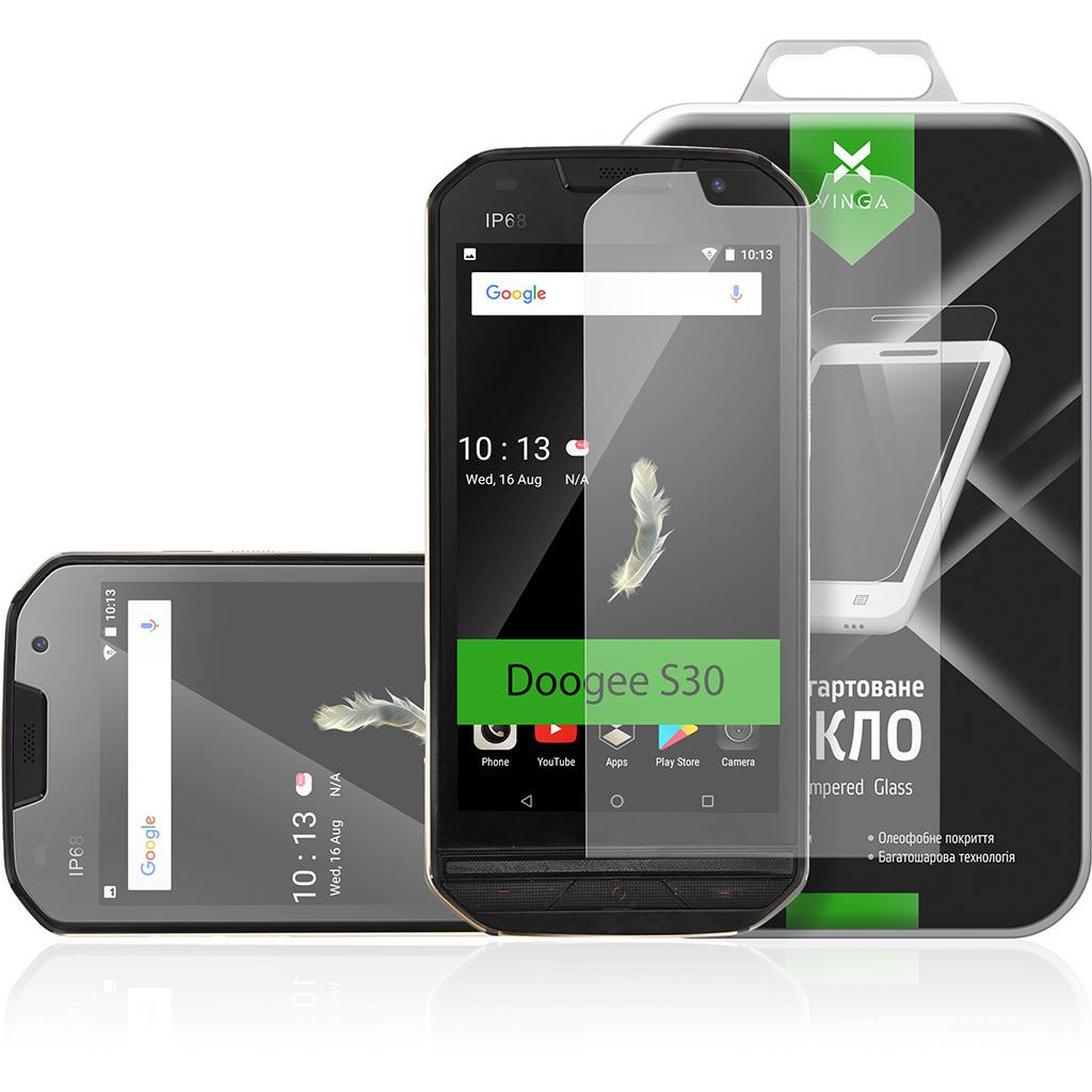 Скло захисне Vinga для Doogee S30 (VTPGS-DS30) - изображение 3