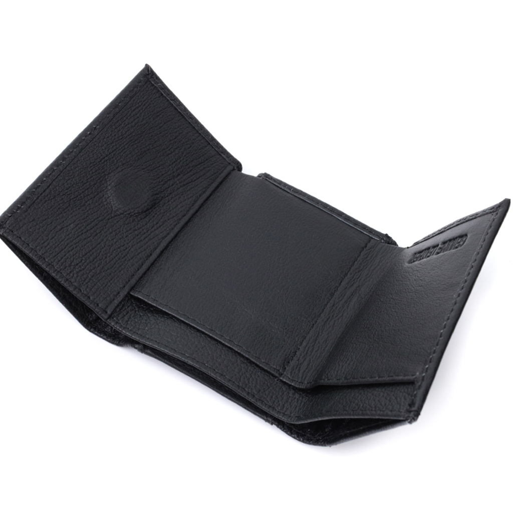 Гаманець ST Leather З монетницею з натуральної шкіри Чорний (22730) - зображення 6