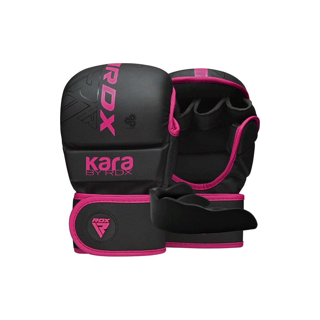 Рукавички для MMA RDX F6 Matte Pink Plus M/L (GSR-F6MP-M/L+) - зображення 1