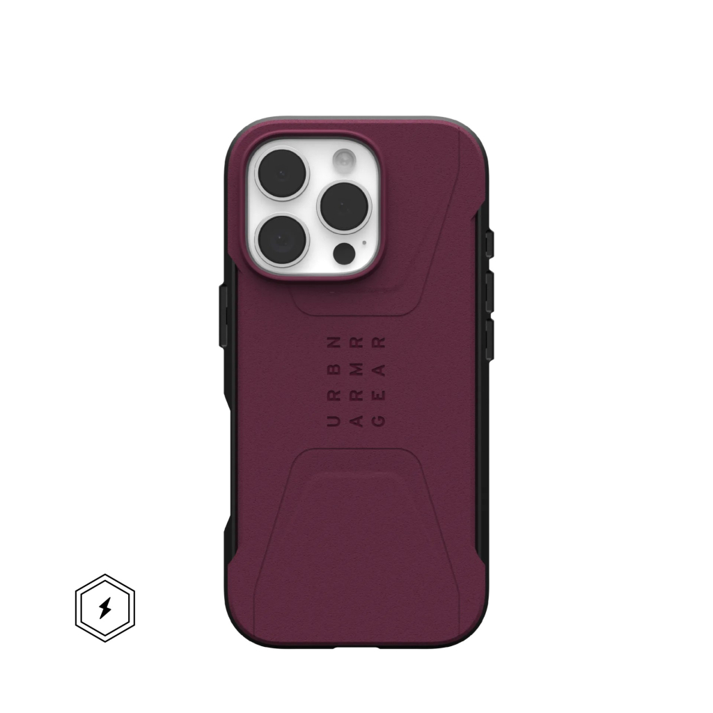 Чохол до мобільного телефона UAG iPhone 16 Pro Civilian Magsafe Bordeaux (114444119049) - зображення 1