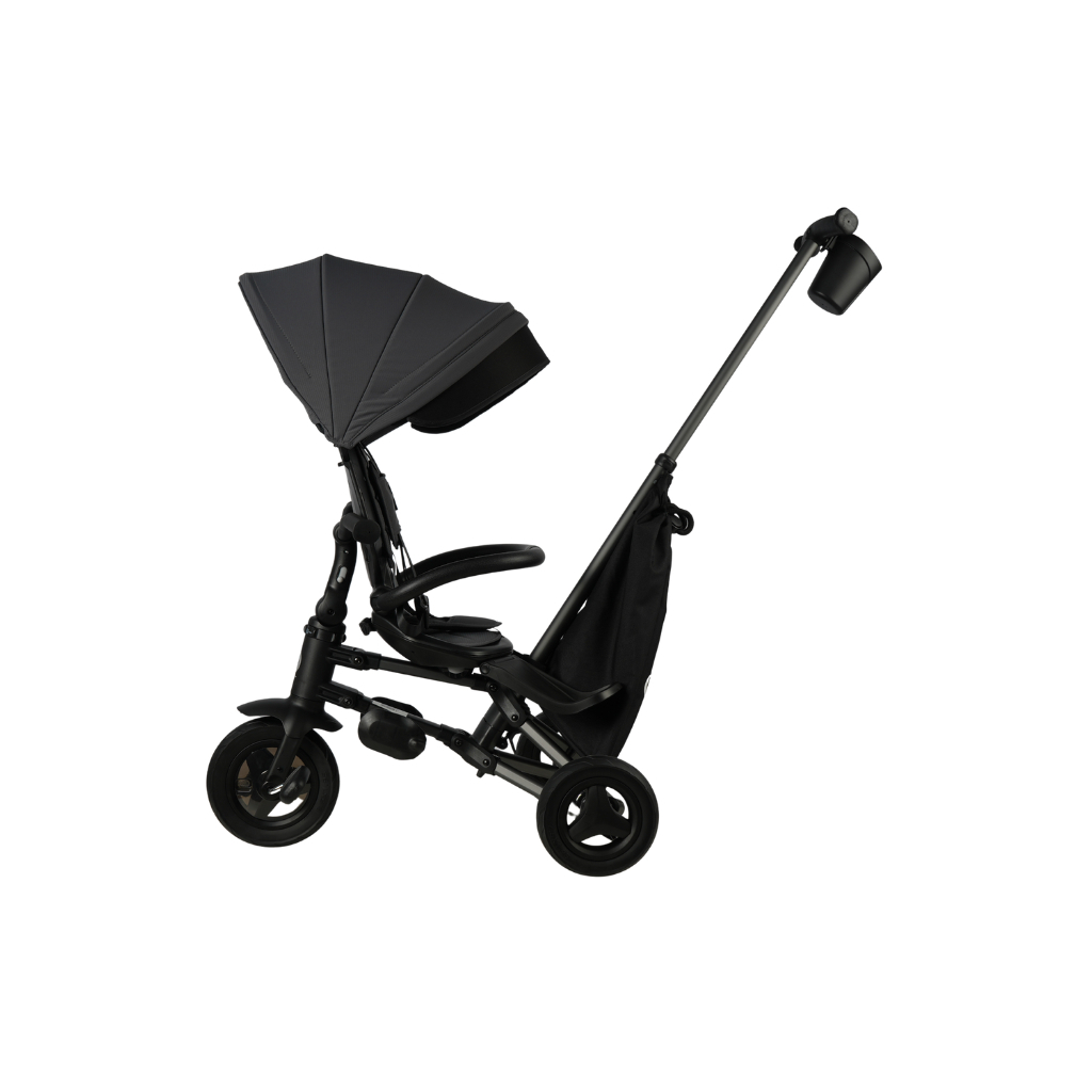 Дитячий велосипед QPlay Nova+ Rubber складаний триколісний Ultimate Black (S700-17Nova+RubberUB) - зображення 5