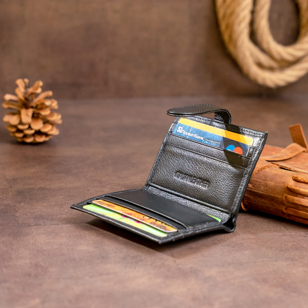 Гаманець ST Leather Чорний (19208) - зображення 8