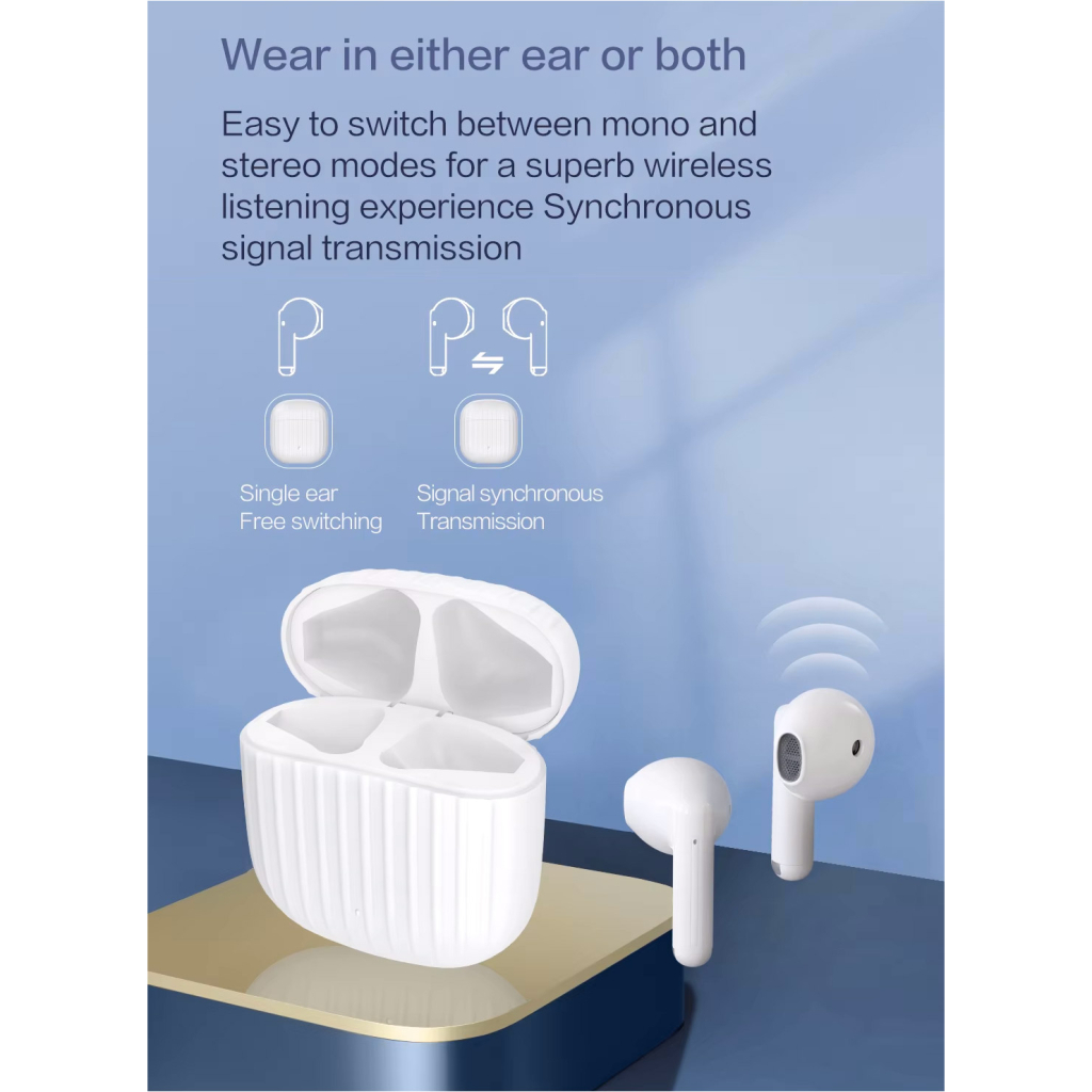 Навушники Xiaomi MiiiW Conch True Wireless Earphone W200 White (MWTW04) - зображення 11