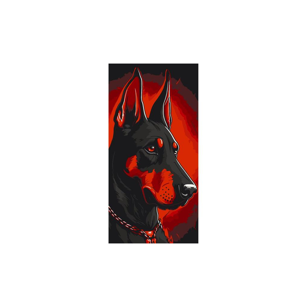 Картина по номерам ArtCraft Доберман 40х80 см (11522-AC) - зображення 1