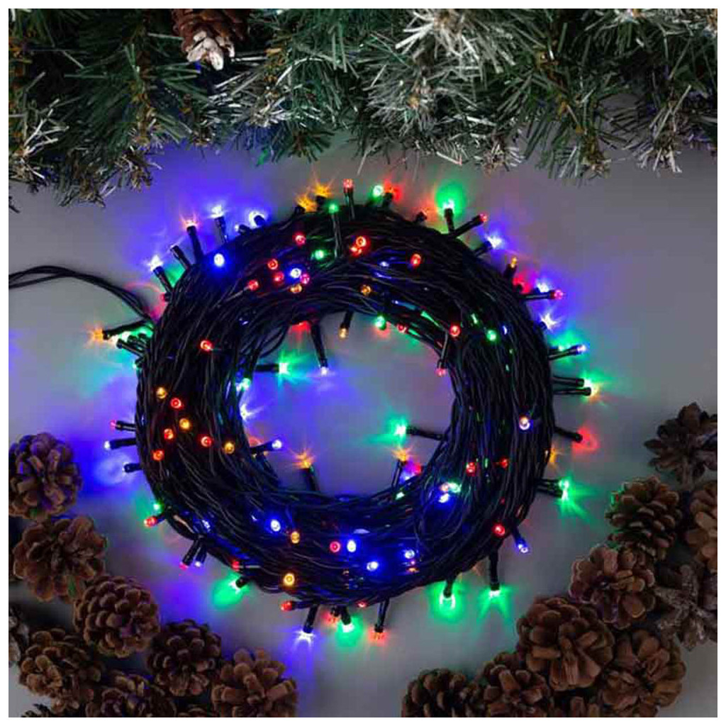 Гірлянда ColorWay LED 100 Color 10м 8 функцій 220V (CW-G-100L10VMC) - зображення 5