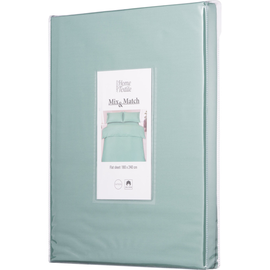 Простирадло Ardesto Mix&Match сатин 240х260 см шавлія (ART2426FSG) - зображення 5