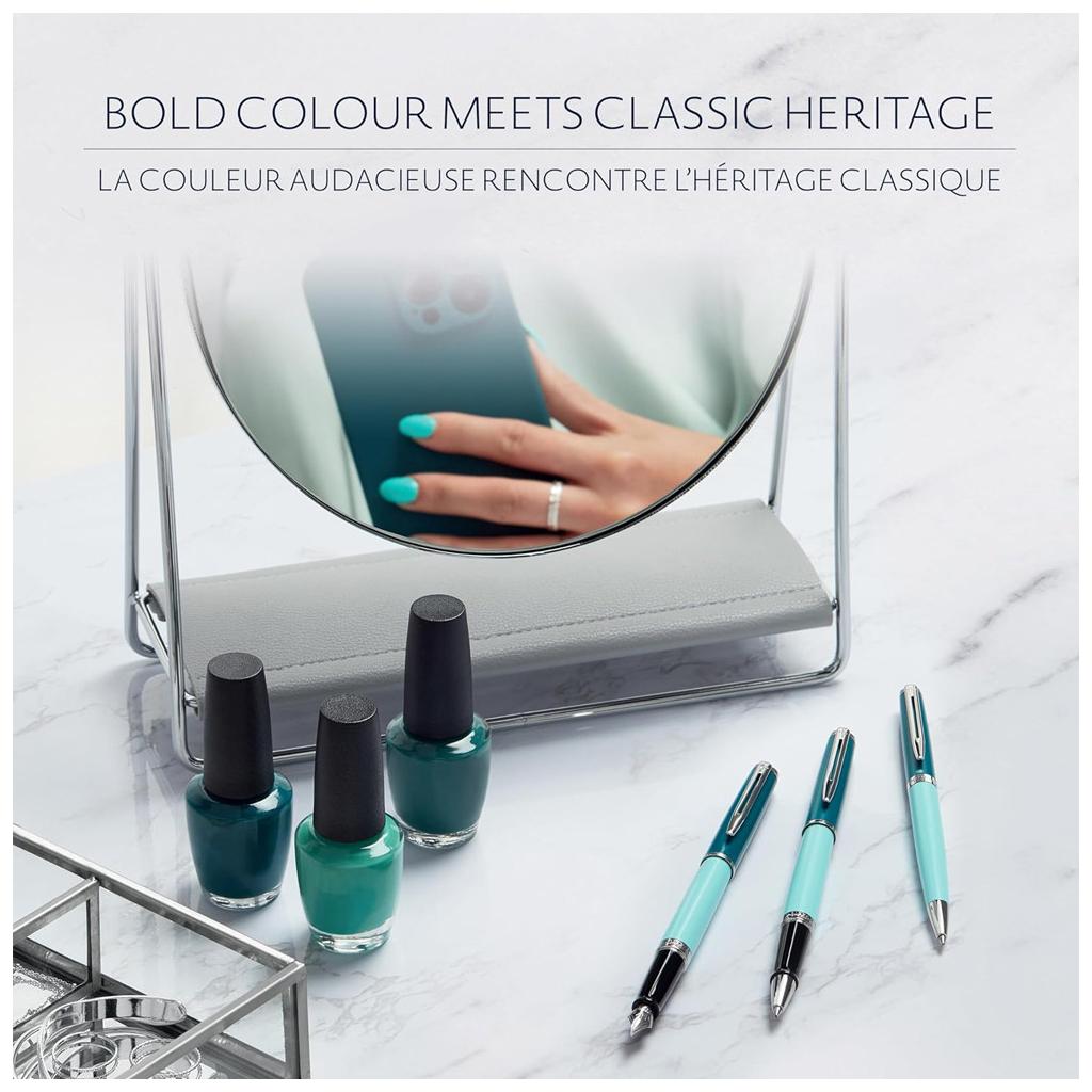 Ручка кулькова Waterman HEMISPHERE Colour Blocking Green CT BP (22 583) - изображение 8