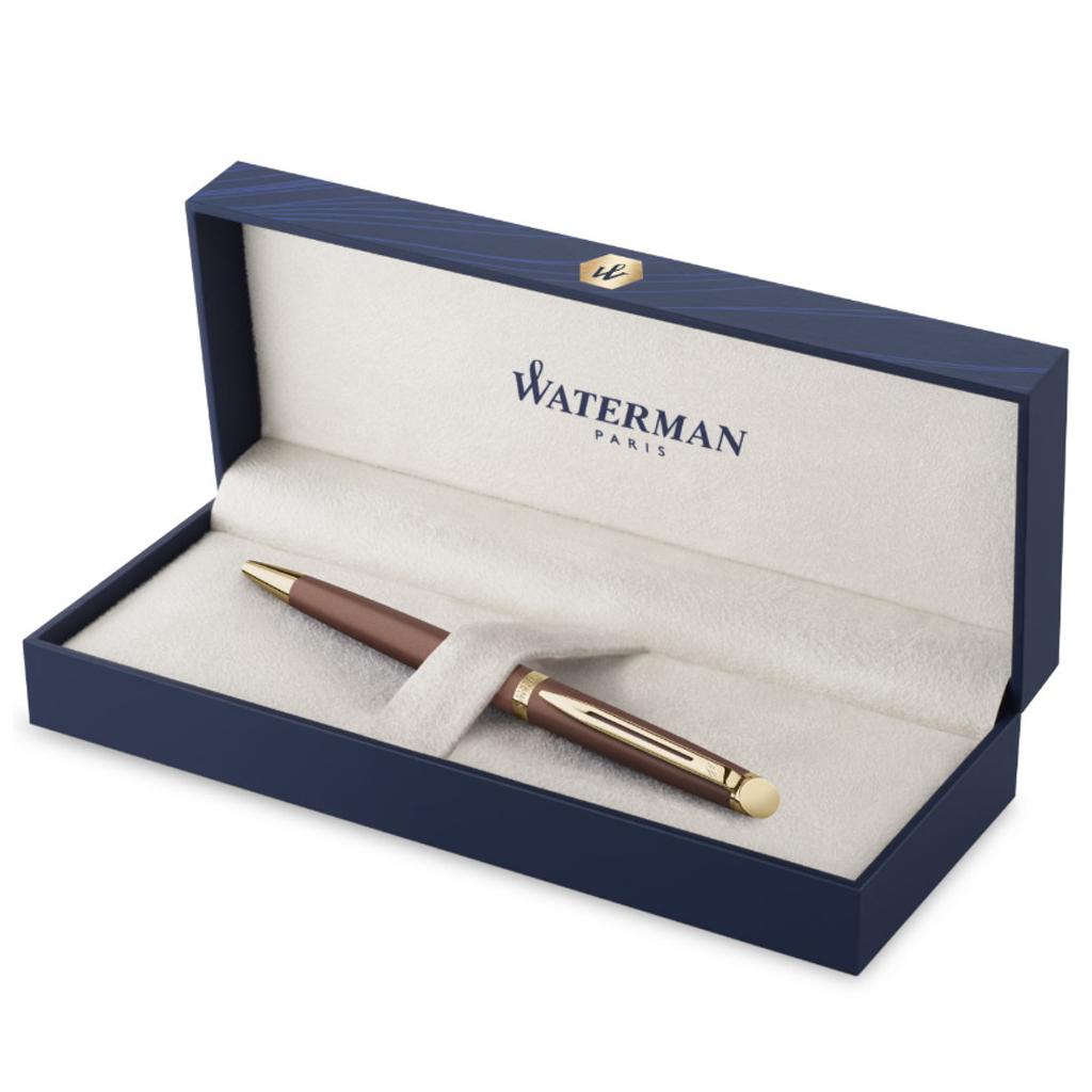 Ручка кулькова Waterman HEMISPHERE Metallic Copper Red GT BP (22 092) - изображение 3