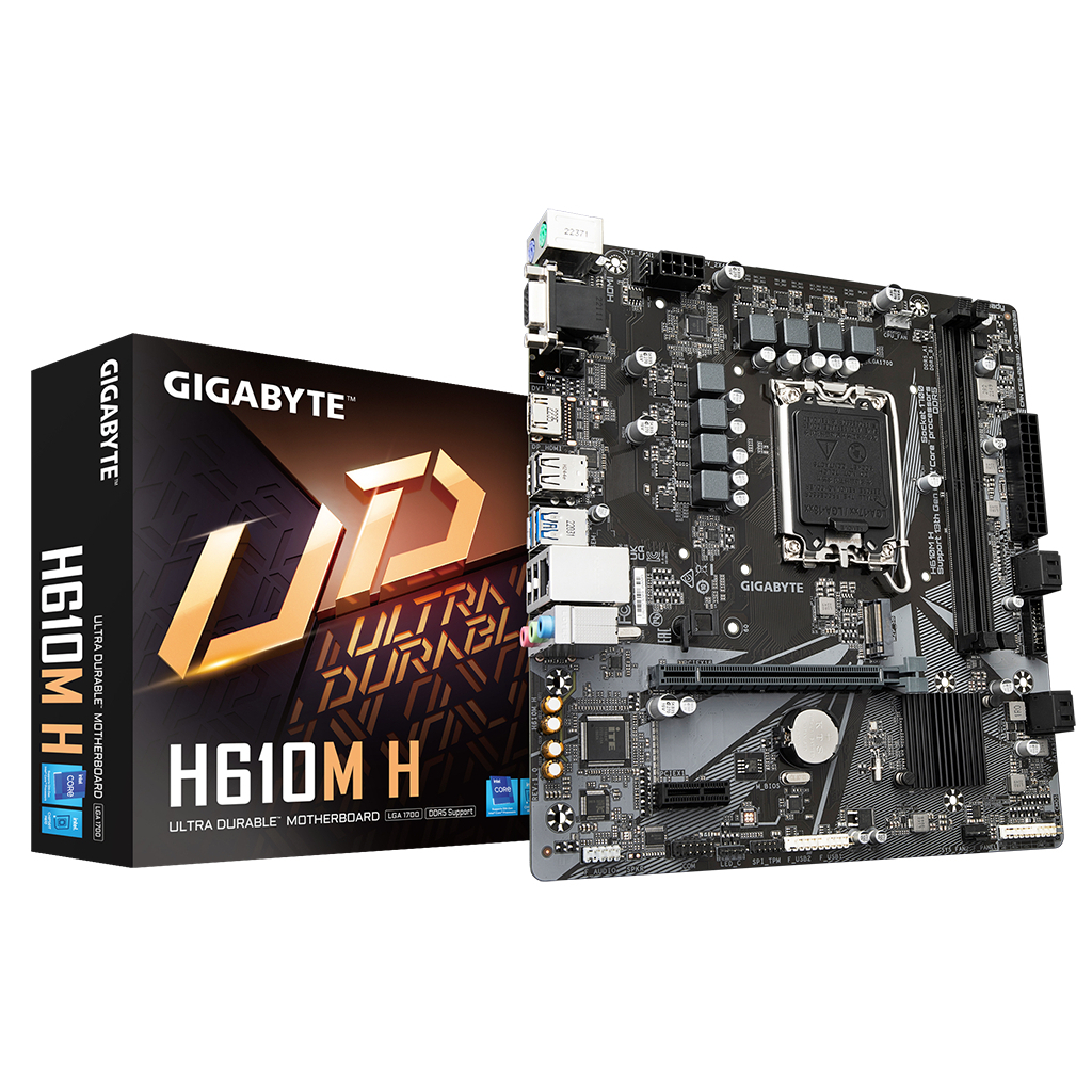 Материнська плата GIGABYTE H610M H - зображення 1