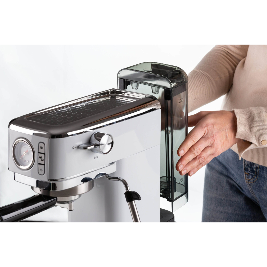 Ріжкова кавоварка еспресо Ariete 1381 White (00M138114AR0) - зображення 6