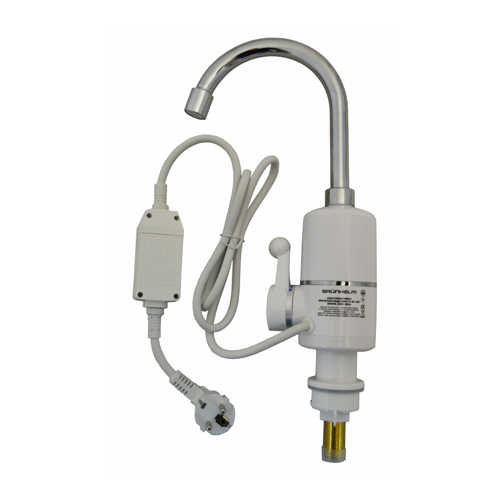 Проточний водонагрівач Grunhelm EWH-1X-3F-LED - изображение 3